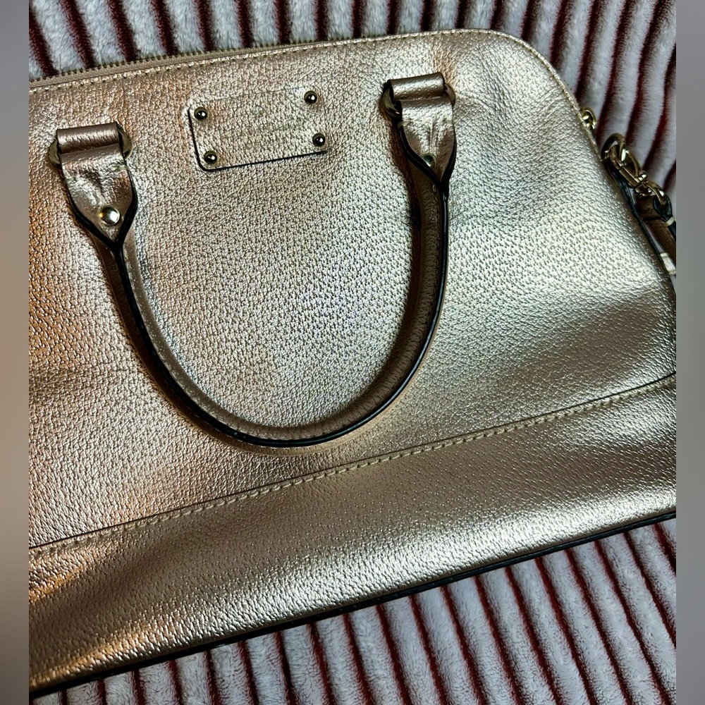 Kate Spade Rose Gold Cross Body Hand Bag - Picture 4 of 10